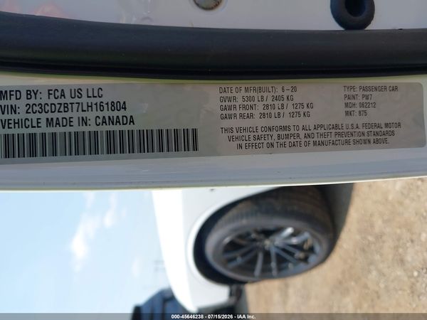 2020 DODGE CHALLENGER R/T
