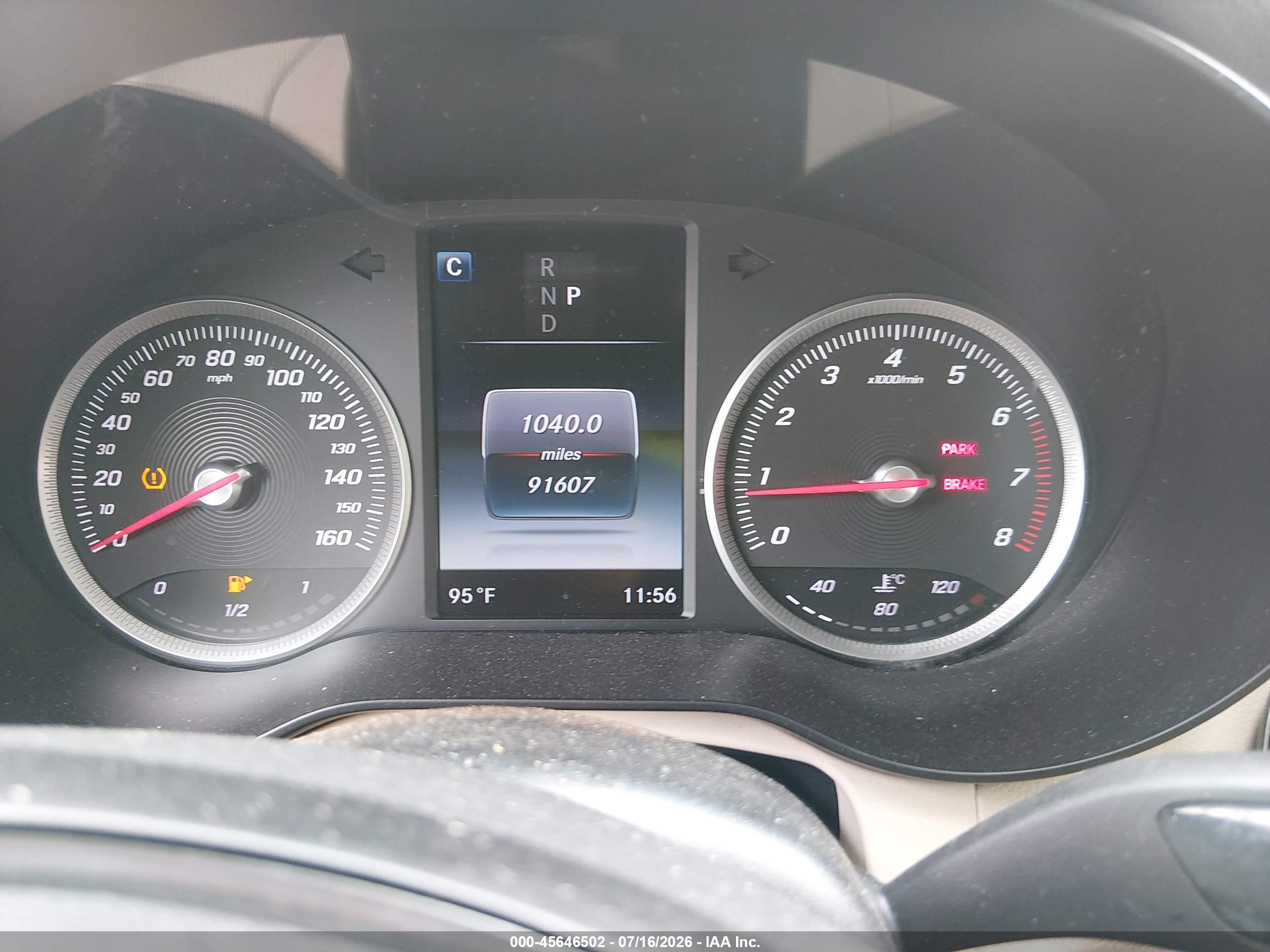 2016 MERCEDES-BENZ GLC 300 4MATIC