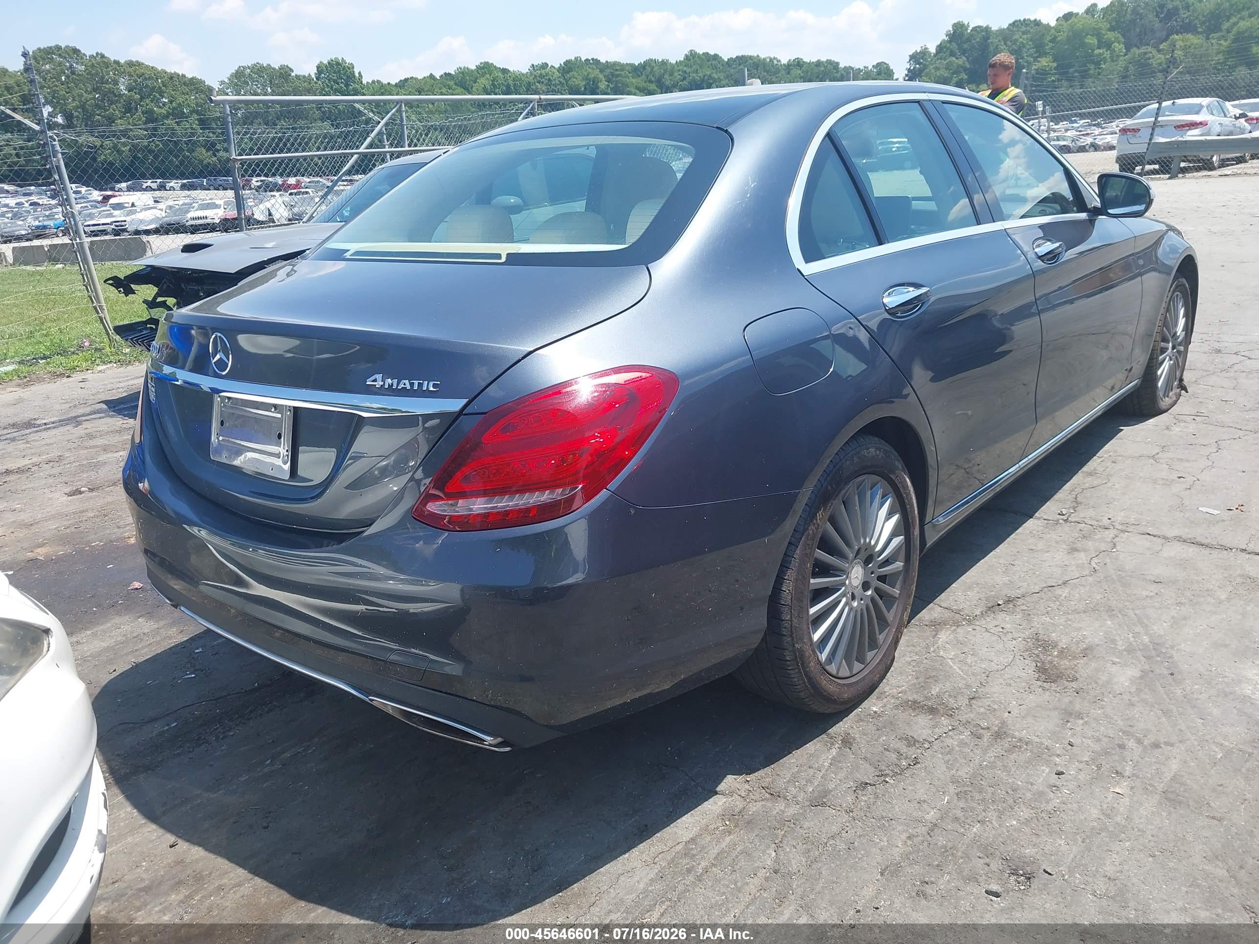 2015 MERCEDES-BENZ C 300 LUXURY 4MATIC