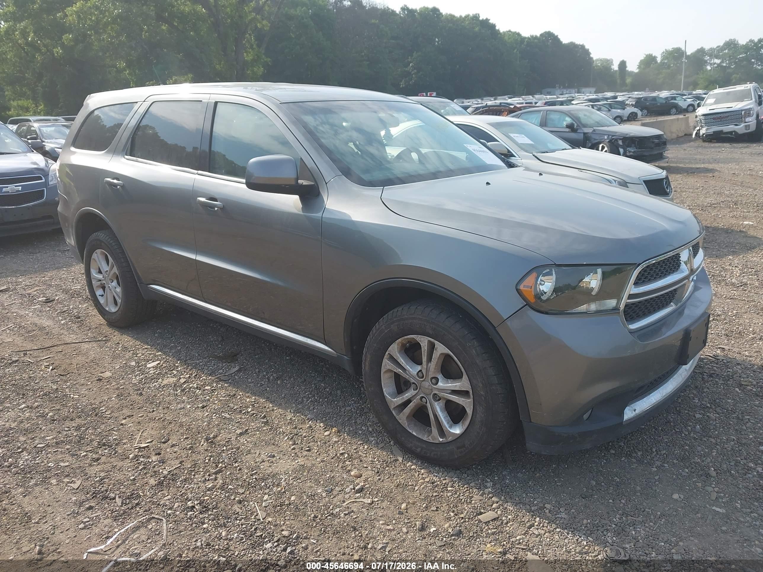 2012 DODGE DURANGO SXT