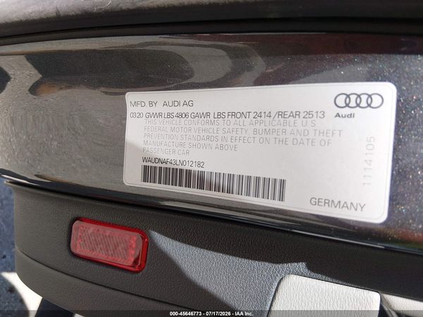 2020 AUDI A4