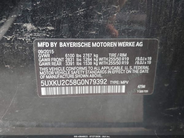 2016 BMW X6 XDRIVE35I