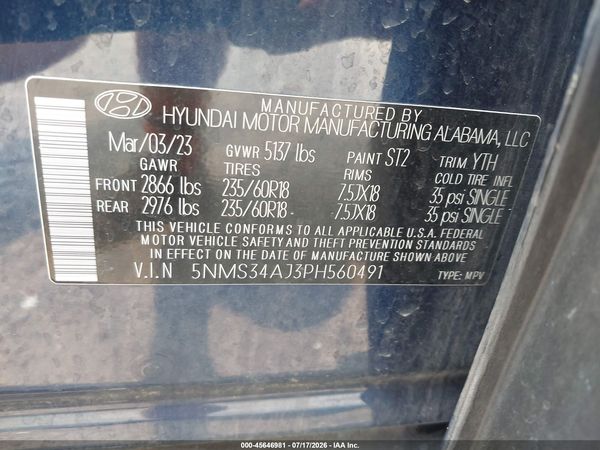 2023 HYUNDAI SANTA FE SEL