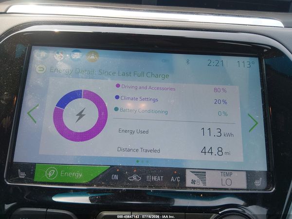 2020 CHEVROLET BOLT EV FWD PREMIER — I132