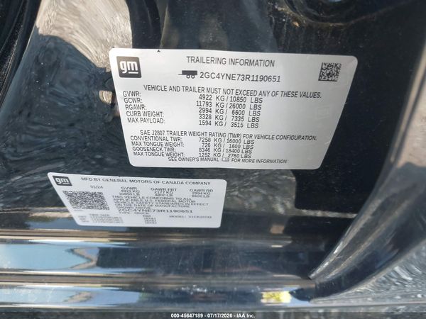 2024 CHEVROLET SILVERADO 2500HD 4WD  STANDARD BED LT — I9