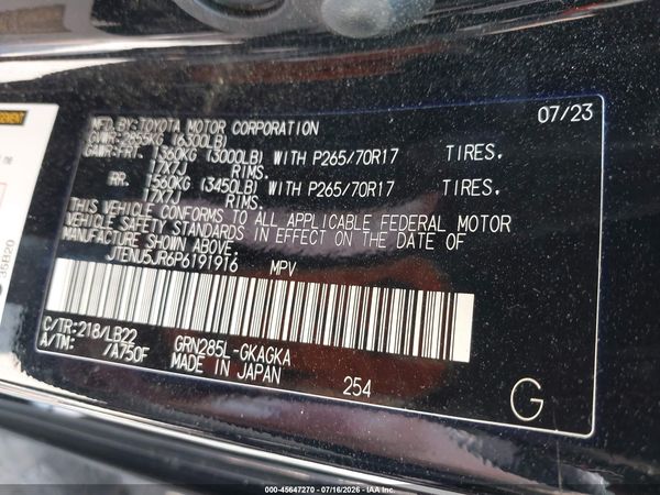 2023 TOYOTA 4RUNNER SR5 PREMIUM