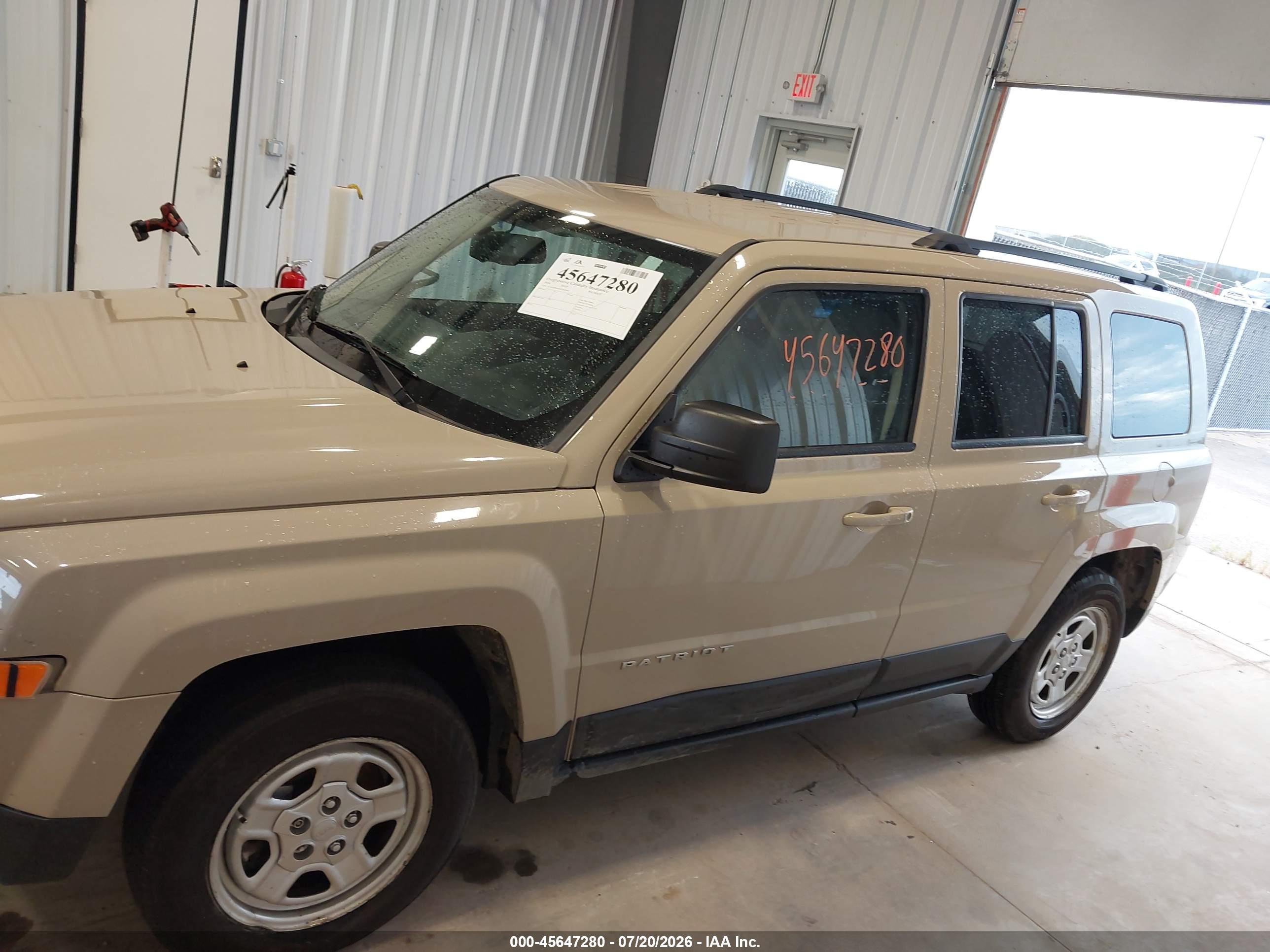 2016 JEEP PATRIOT SPORT