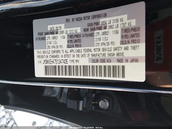 2025 MAZDA CX-90 PHEV PREMIUM PLUS PACKAGE