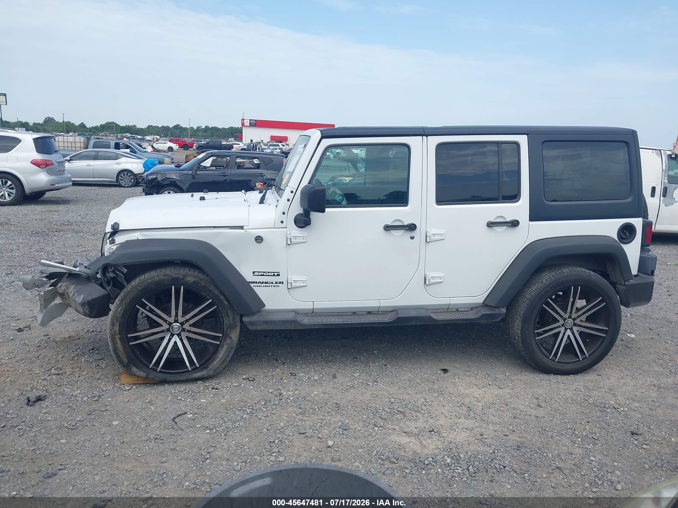 2017 JEEP WRANGLER UNLIMITED SPORT