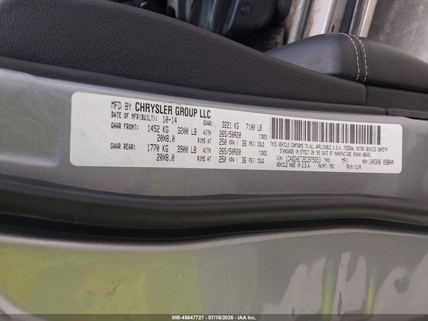 2014 DODGE DURANGO CITADEL