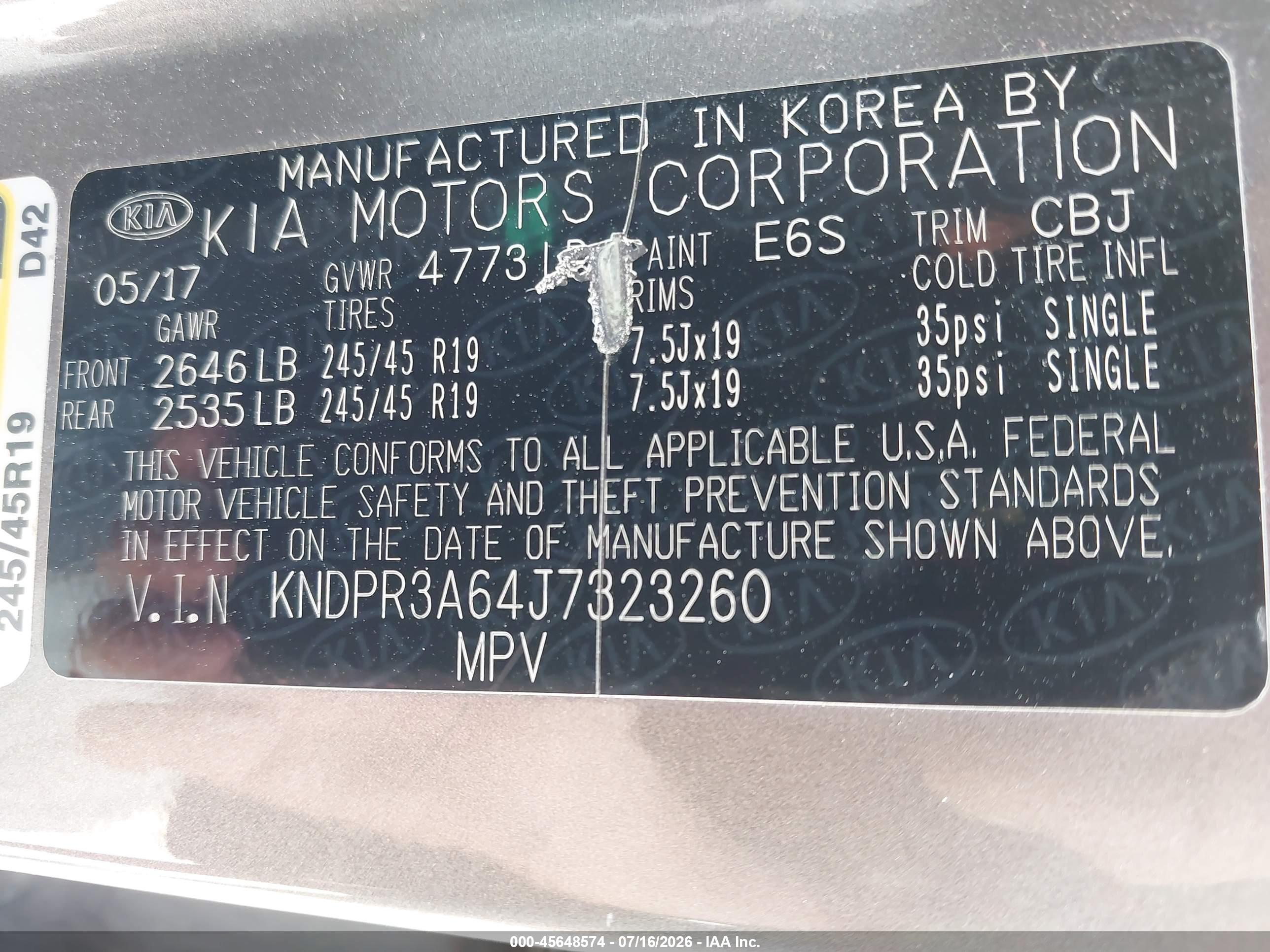 2018 KIA SPORTAGE SX TURBO