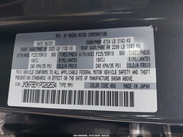 2023 MAZDA CX-5 2.5 S PREMIUM PLUS