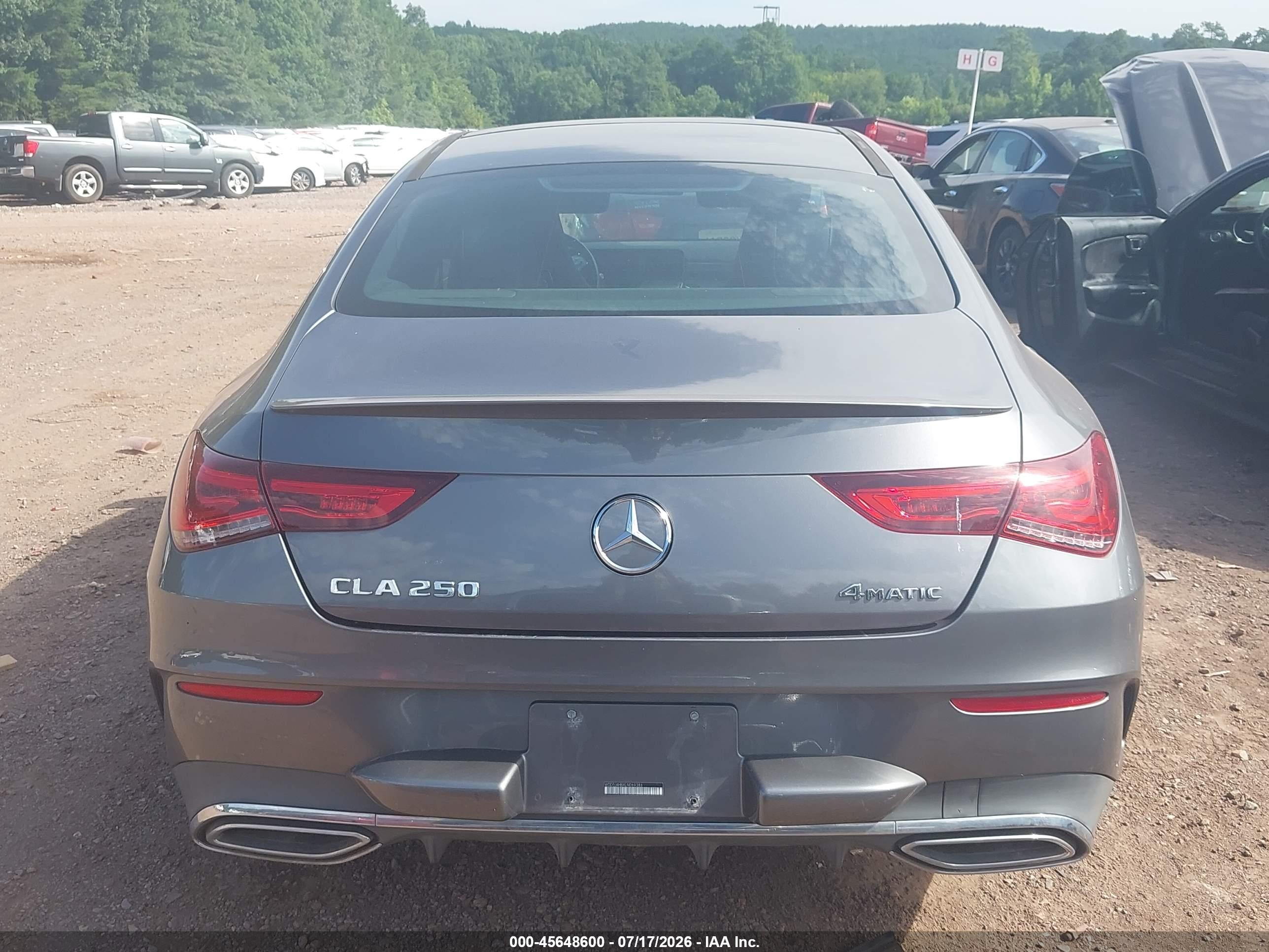 2020 MERCEDES-BENZ CLA 250 4MATIC