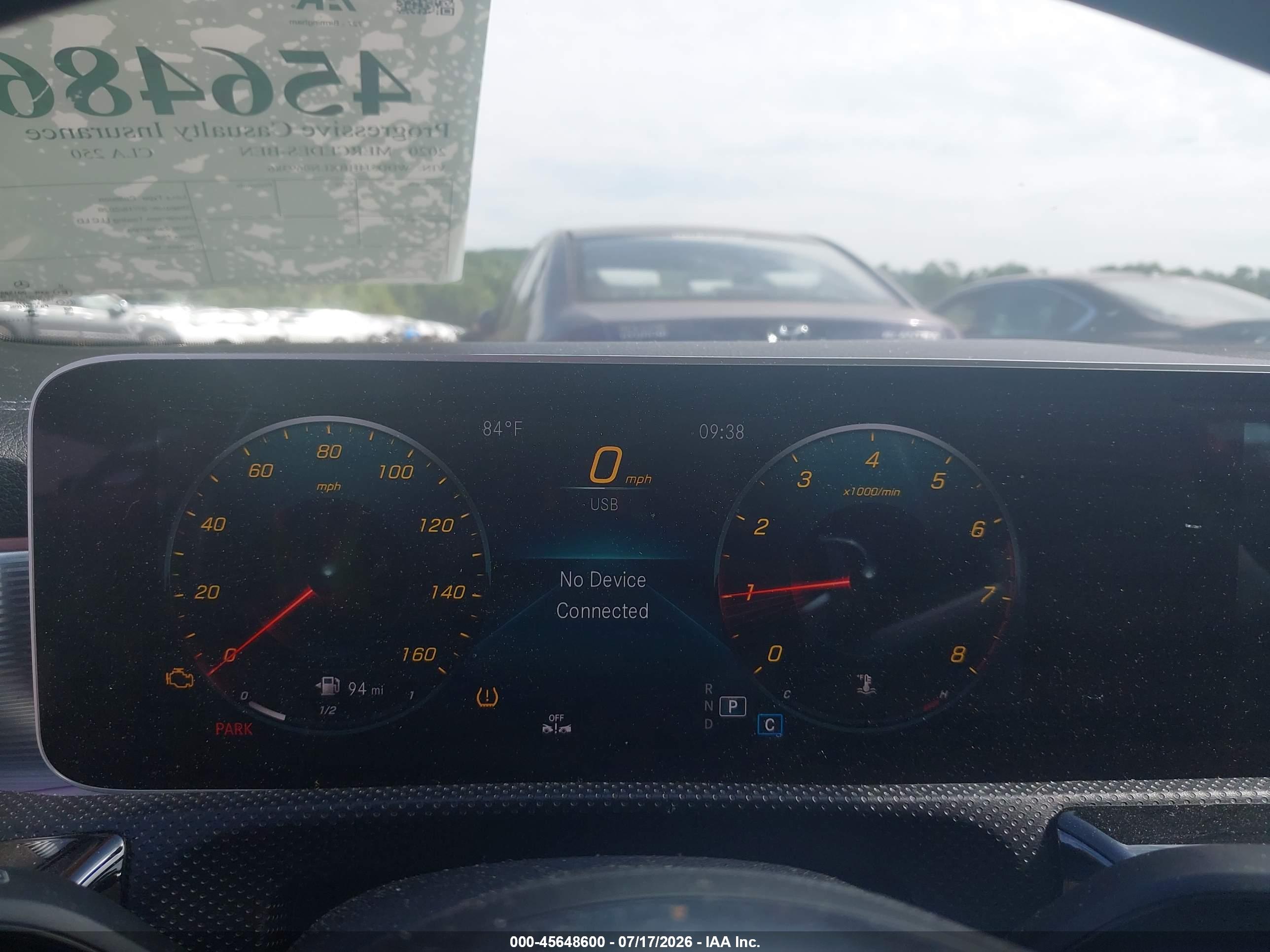 2020 MERCEDES-BENZ CLA 250 4MATIC