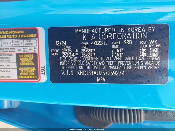 2025 KIA SOUL EX