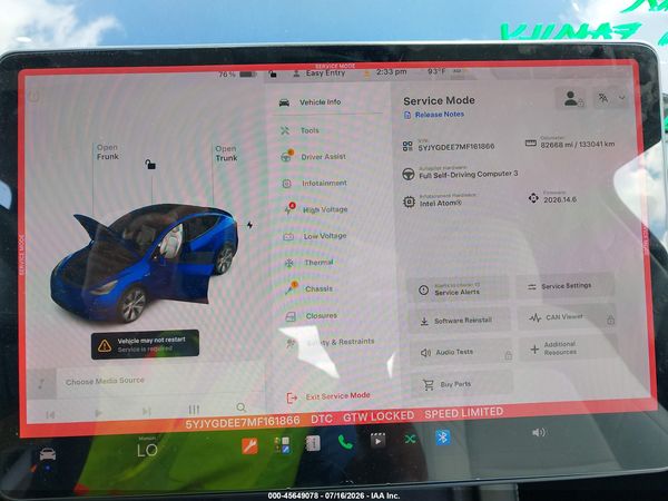 2021 TESLA MODEL Y