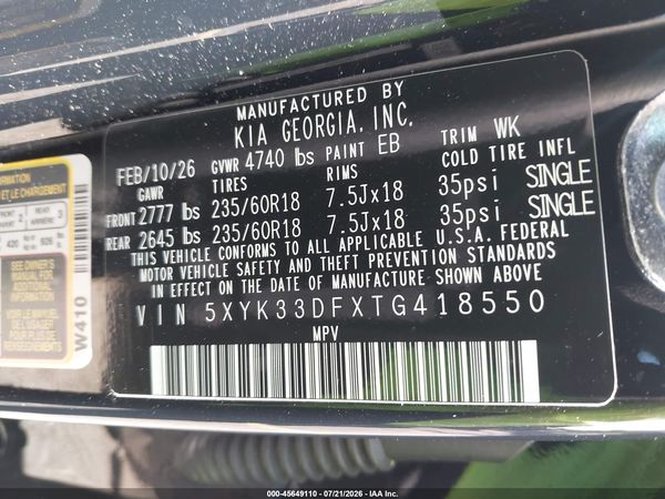 2026 KIA SPORTAGE EX