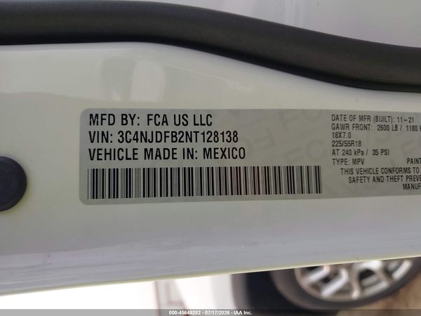 2022 JEEP COMPASS LATITUDE LUX 4X4