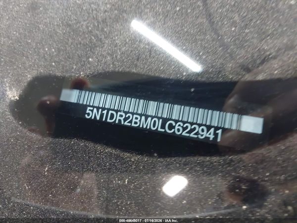 2020 NISSAN PATHFINDER SV 4WD — I9