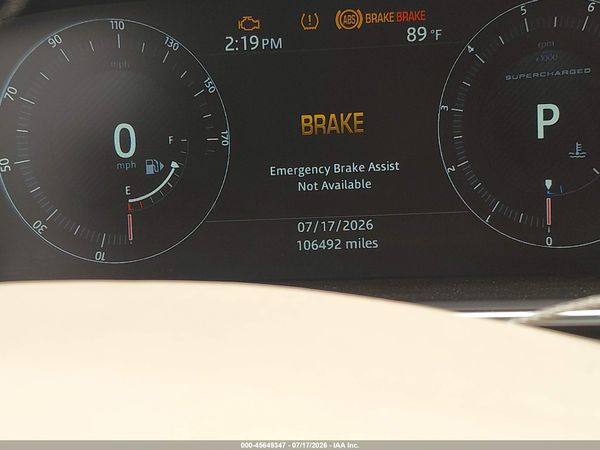 2017 LAND ROVER RANGE ROVER 5.0L V8 SUPERCHARGED
