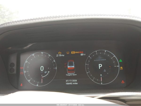 2017 LAND ROVER RANGE ROVER 5.0L V8 SUPERCHARGED