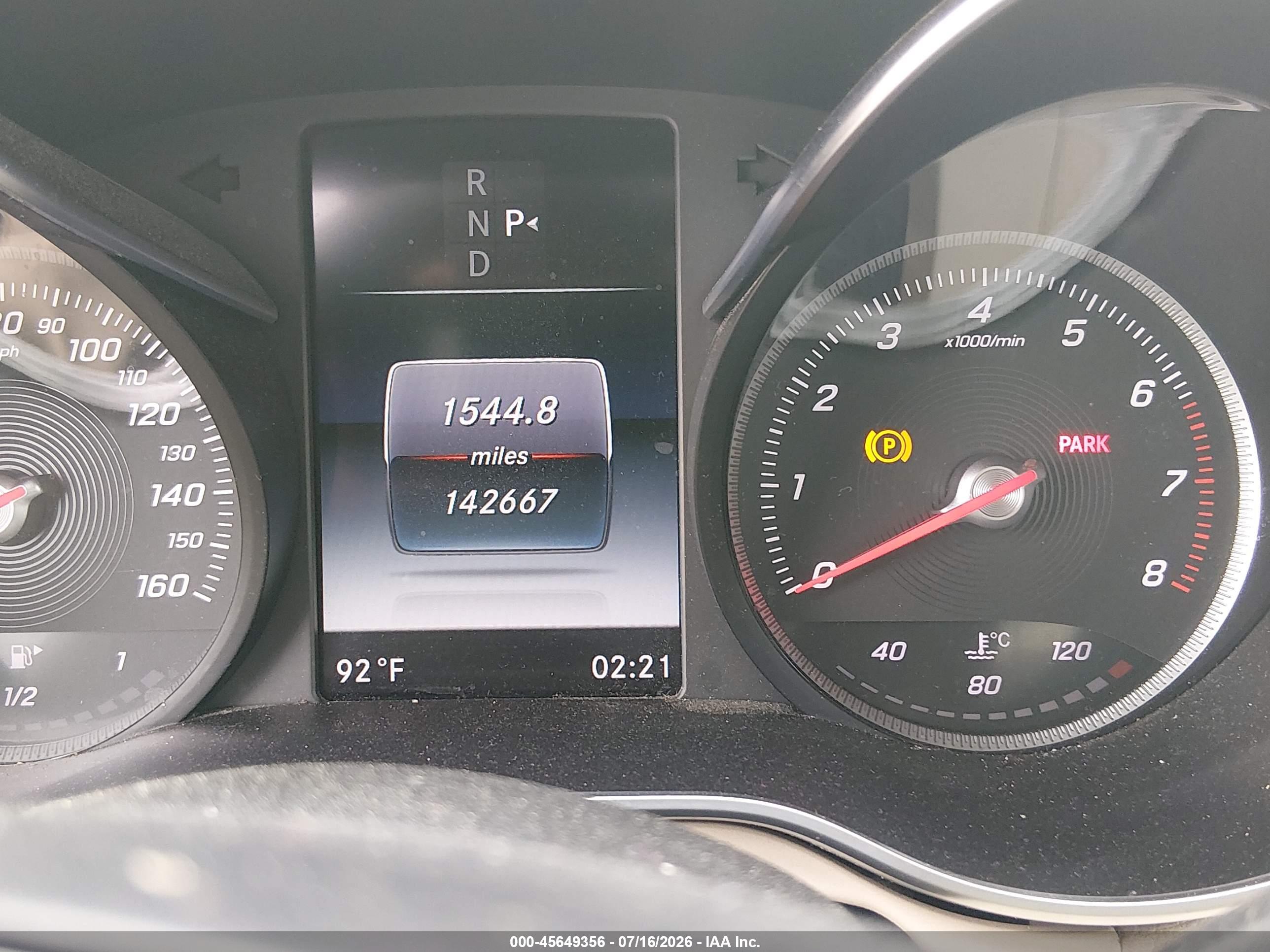 2016 MERCEDES-BENZ C 300 C300