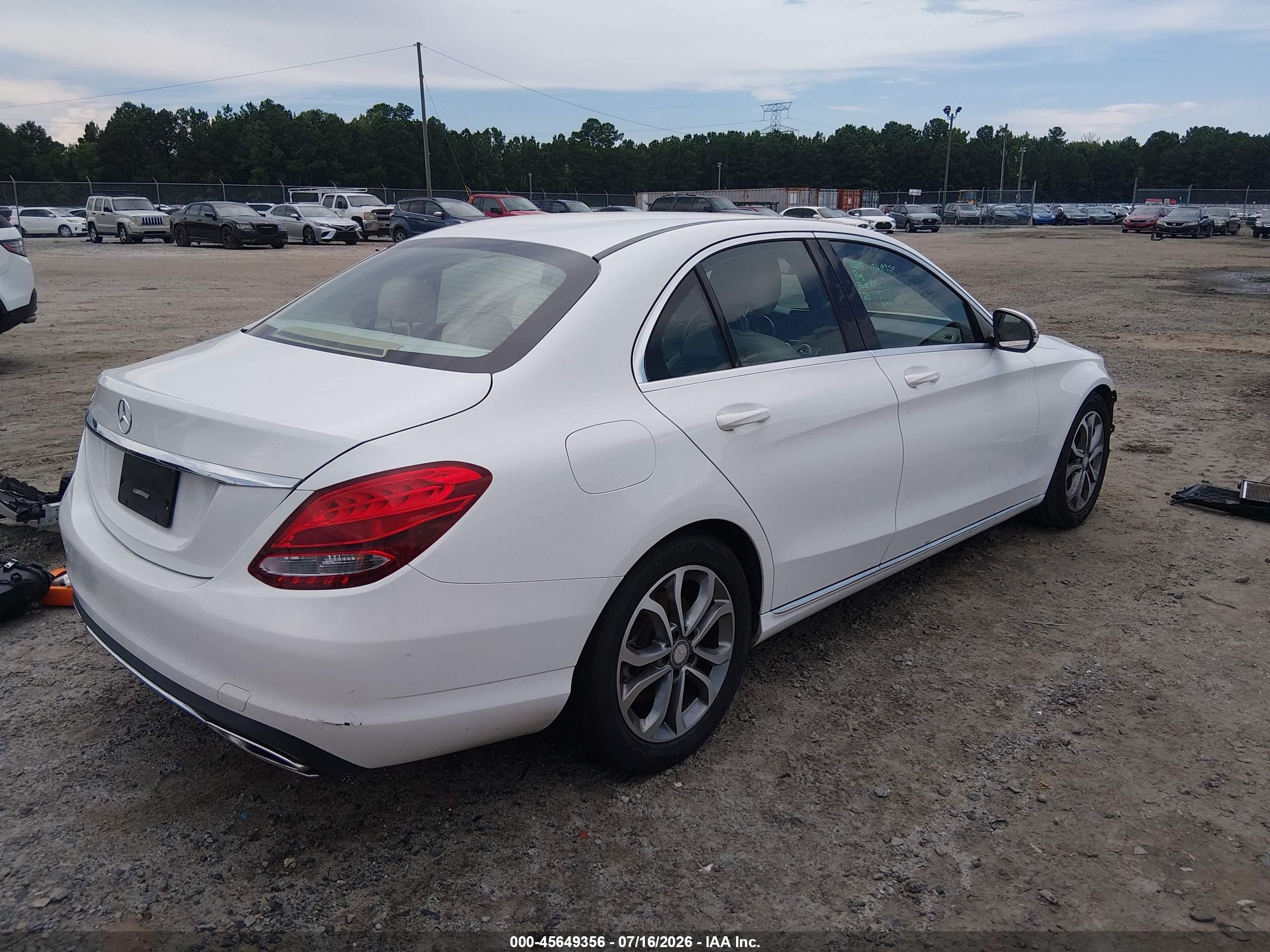 2016 MERCEDES-BENZ C 300 C300