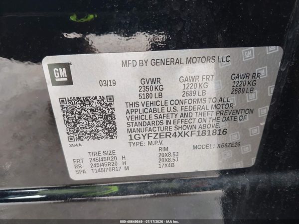 2019 CADILLAC XT4 SPORT