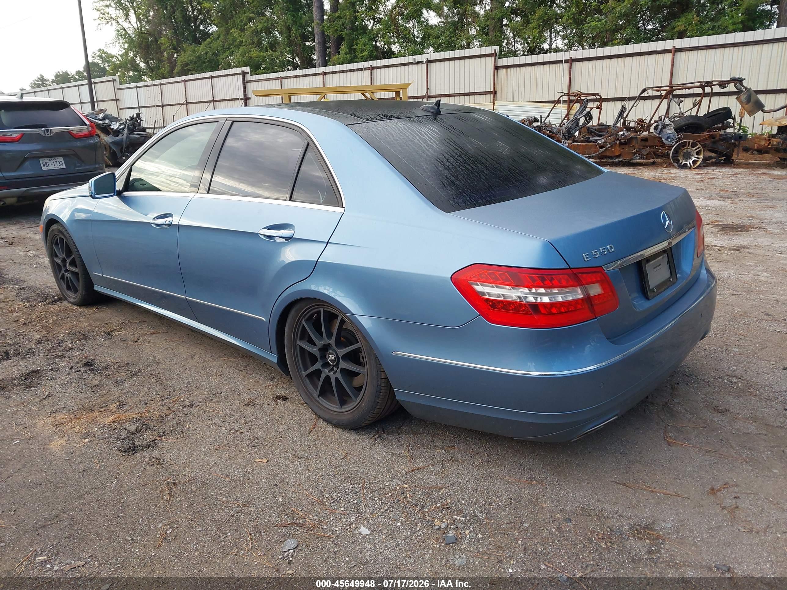 2010 MERCEDES-BENZ E 550 E550
