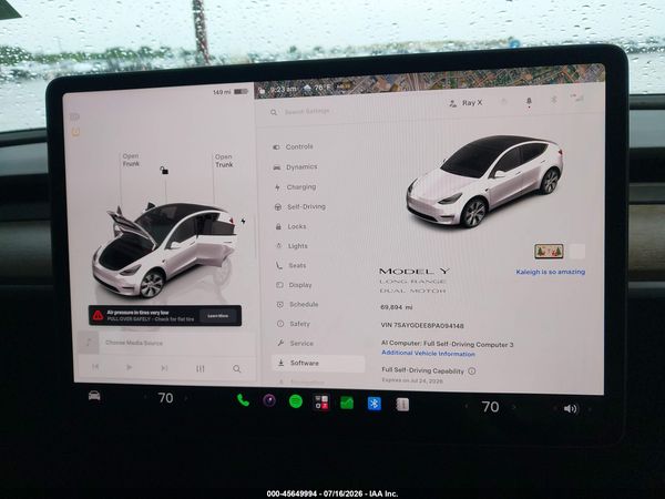 2023 TESLA MODEL Y