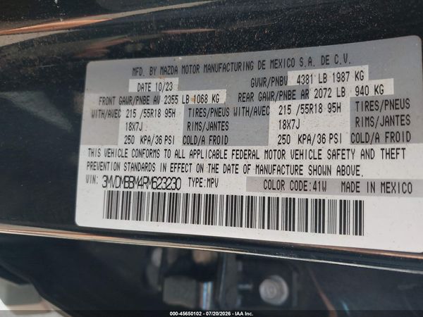 2024 MAZDA CX-30 2.5 S SELECT SPORT