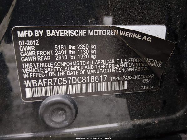2013 BMW 535I