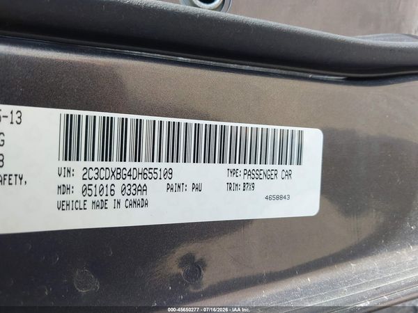 2013 DODGE CHARGER SE