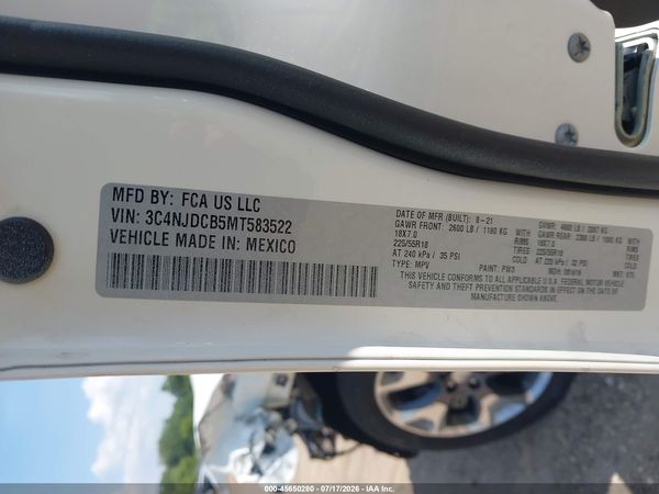 2021 JEEP COMPASS LIMITED 4X4