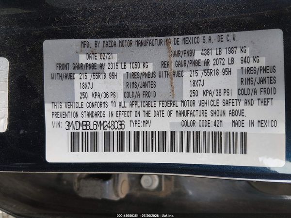 2021 MAZDA CX-30 SELECT