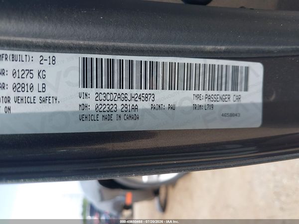 2018 DODGE CHALLENGER SXT
