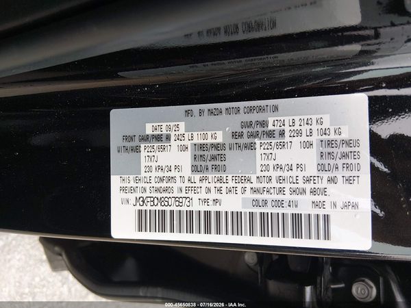 2025 MAZDA CX-5 2.5 S PREFERRED