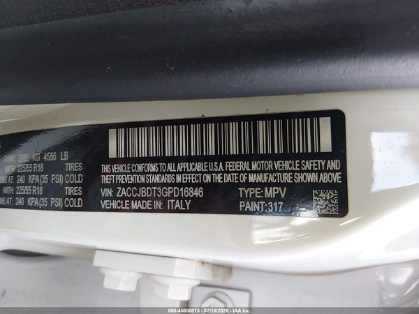 2016 JEEP RENEGADE LIMITED