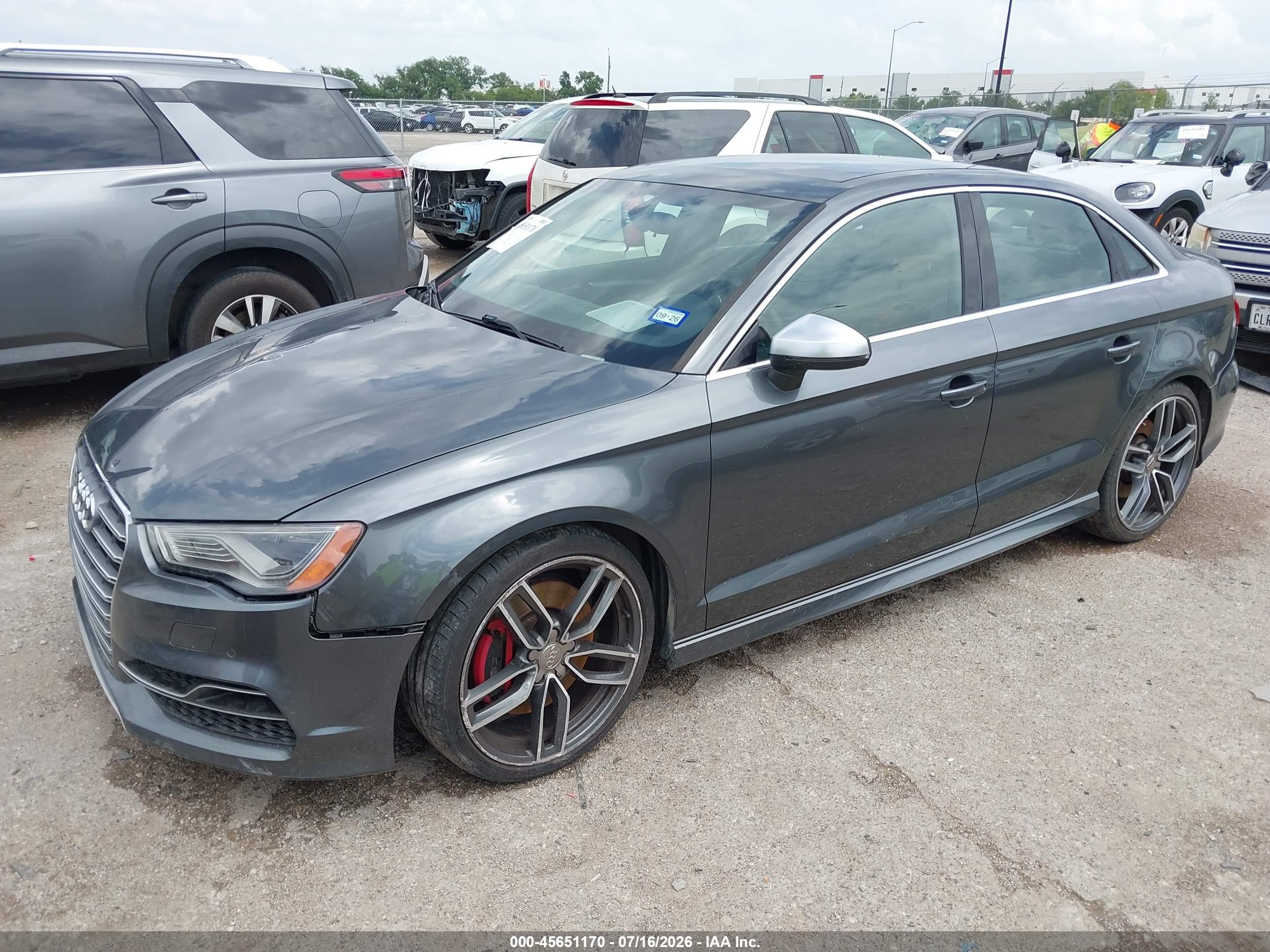 2015 AUDI S3 2.0T PREMIUM PLUS