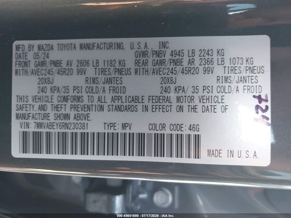 2024 MAZDA CX-50 2.5 TURBO PREMIUM PLUS