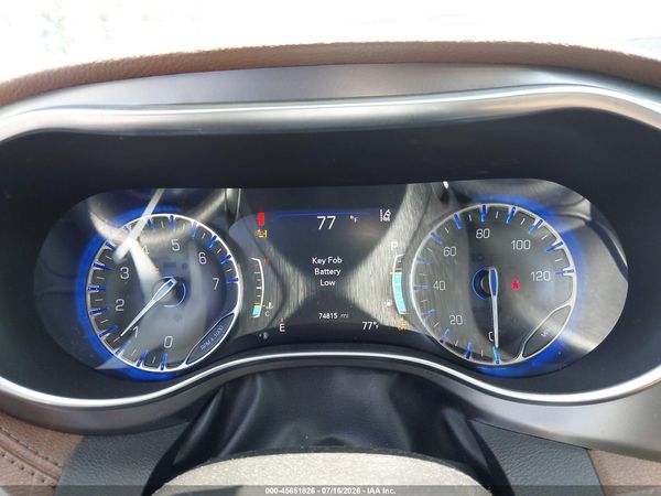 2018 CHRYSLER PACIFICA LIMITED — I7
