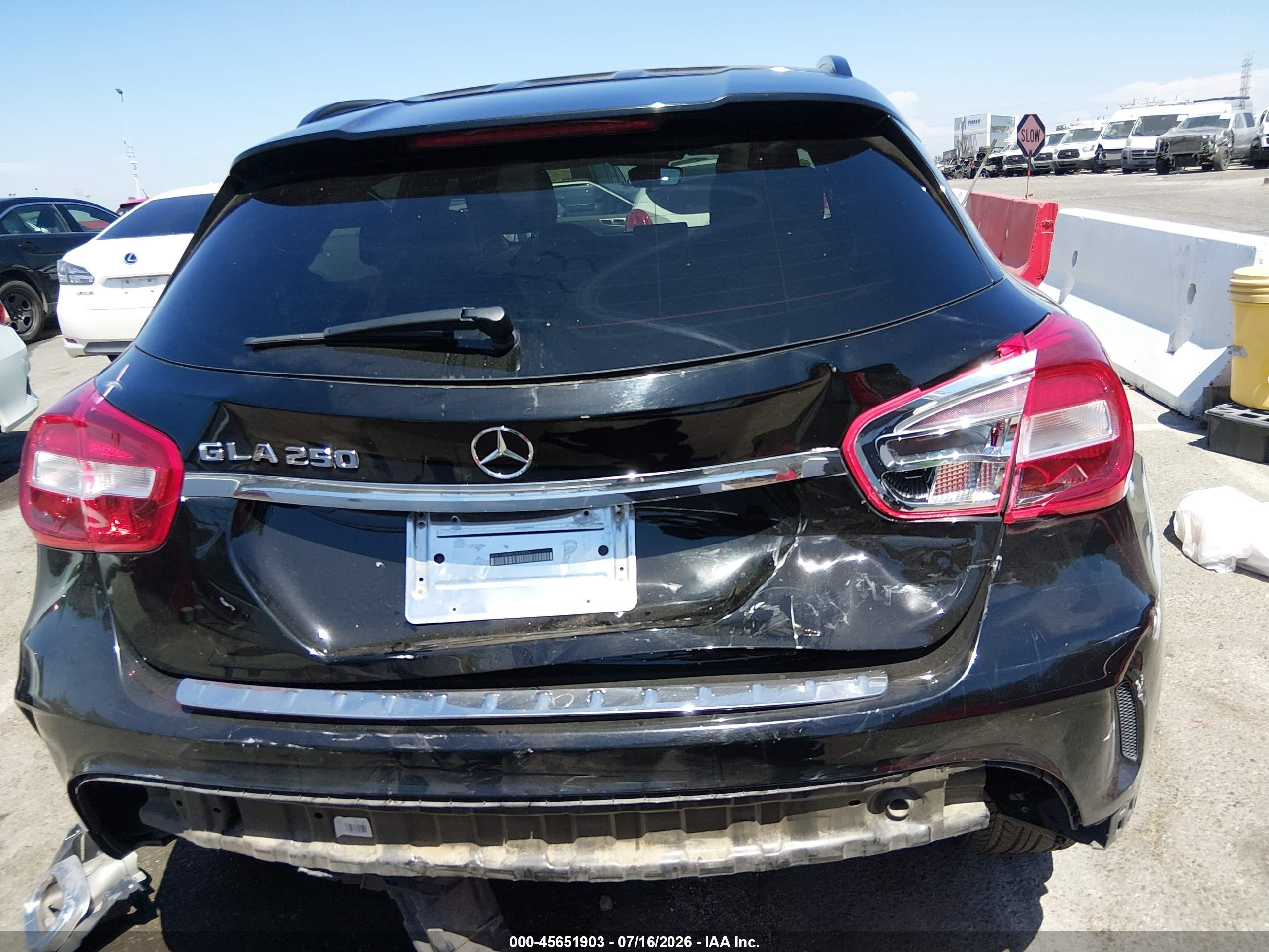 2018 MERCEDES-BENZ GLA 250 GLA250