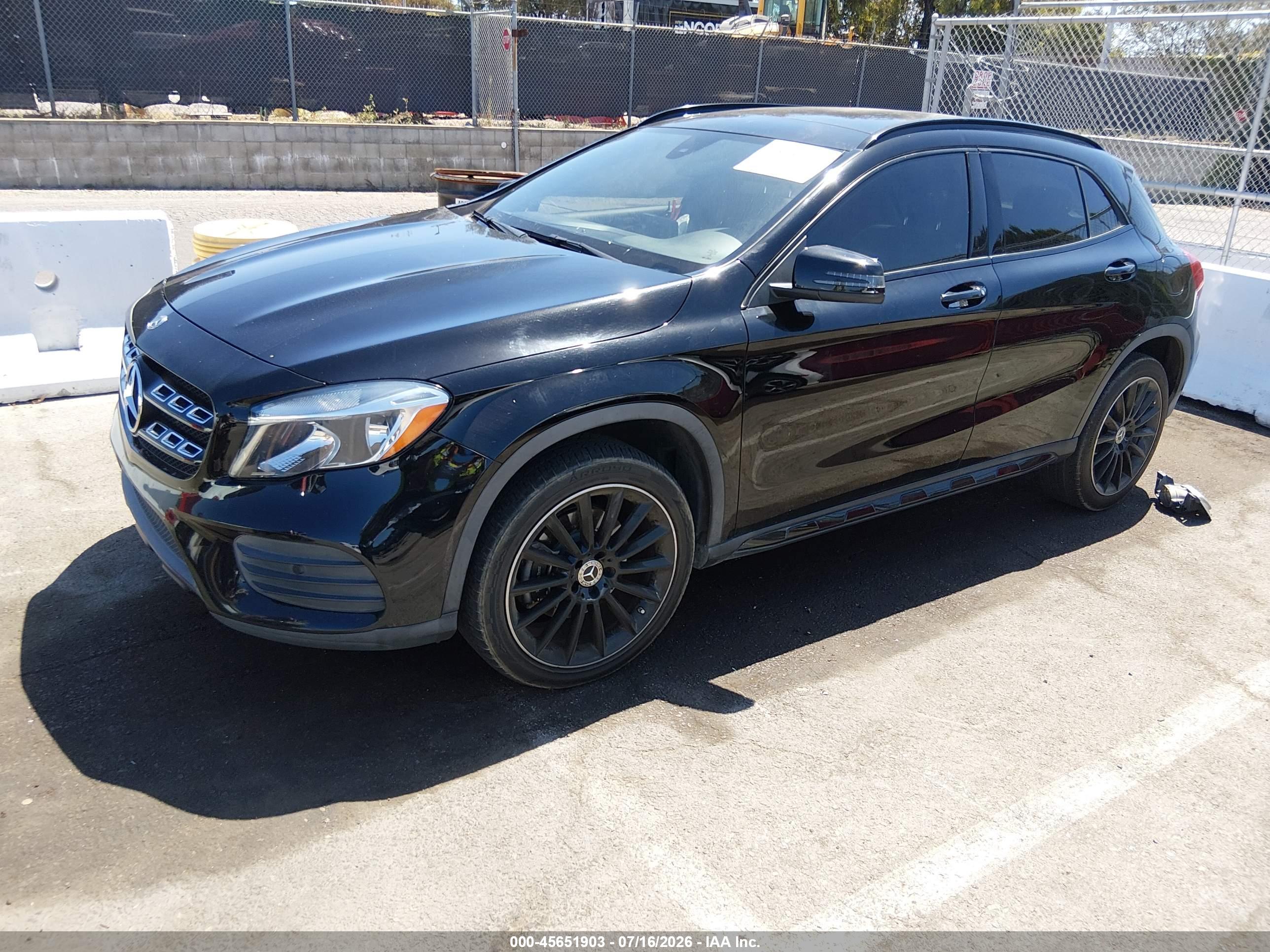 2018 MERCEDES-BENZ GLA 250 GLA250