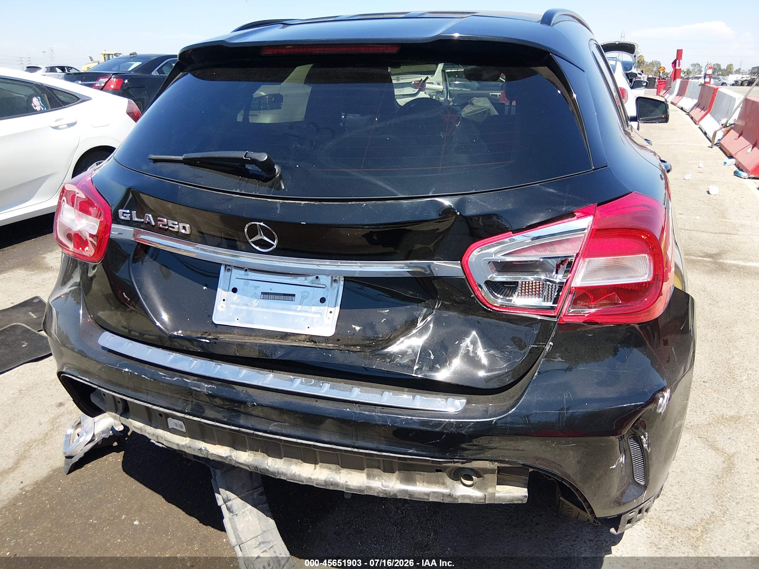 2018 MERCEDES-BENZ GLA 250 GLA250