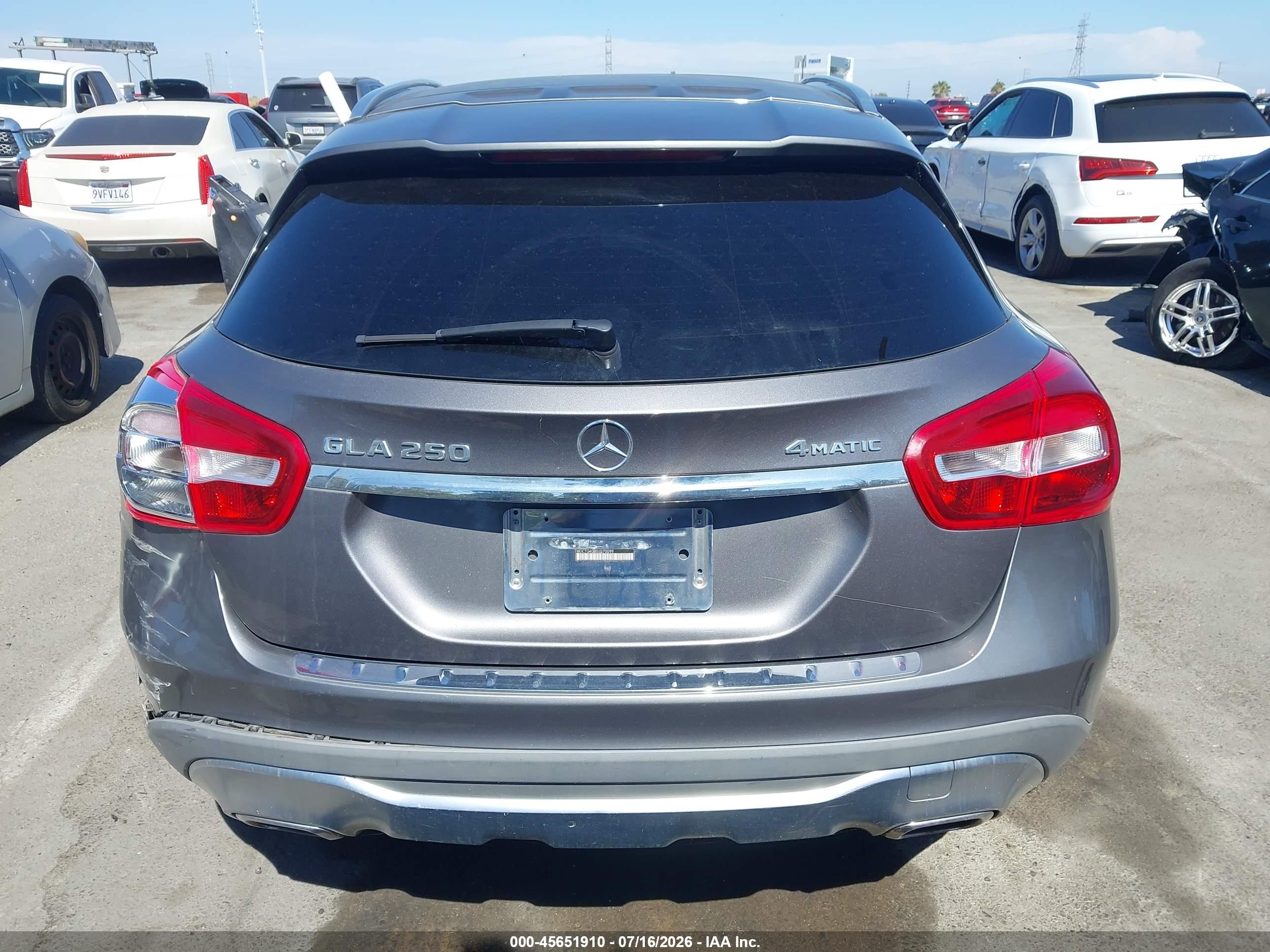 2018 MERCEDES-BENZ GLA 250 4MATIC