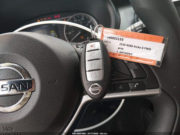 2020 NISSAN KICKS SV XTRONIC CVT