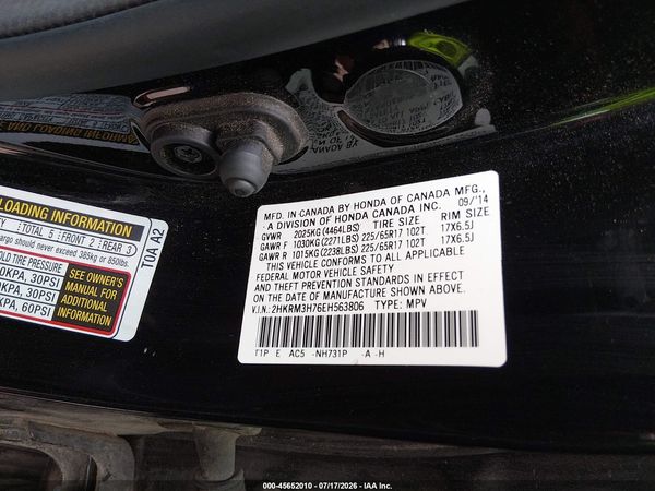 2014 HONDA CR-V EX-L