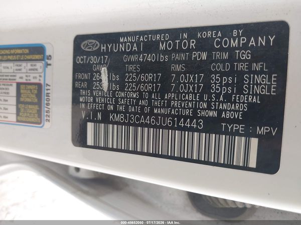 2018 HYUNDAI TUCSON SEL