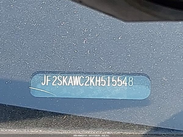 2019 SUBARU FORESTER TOURING