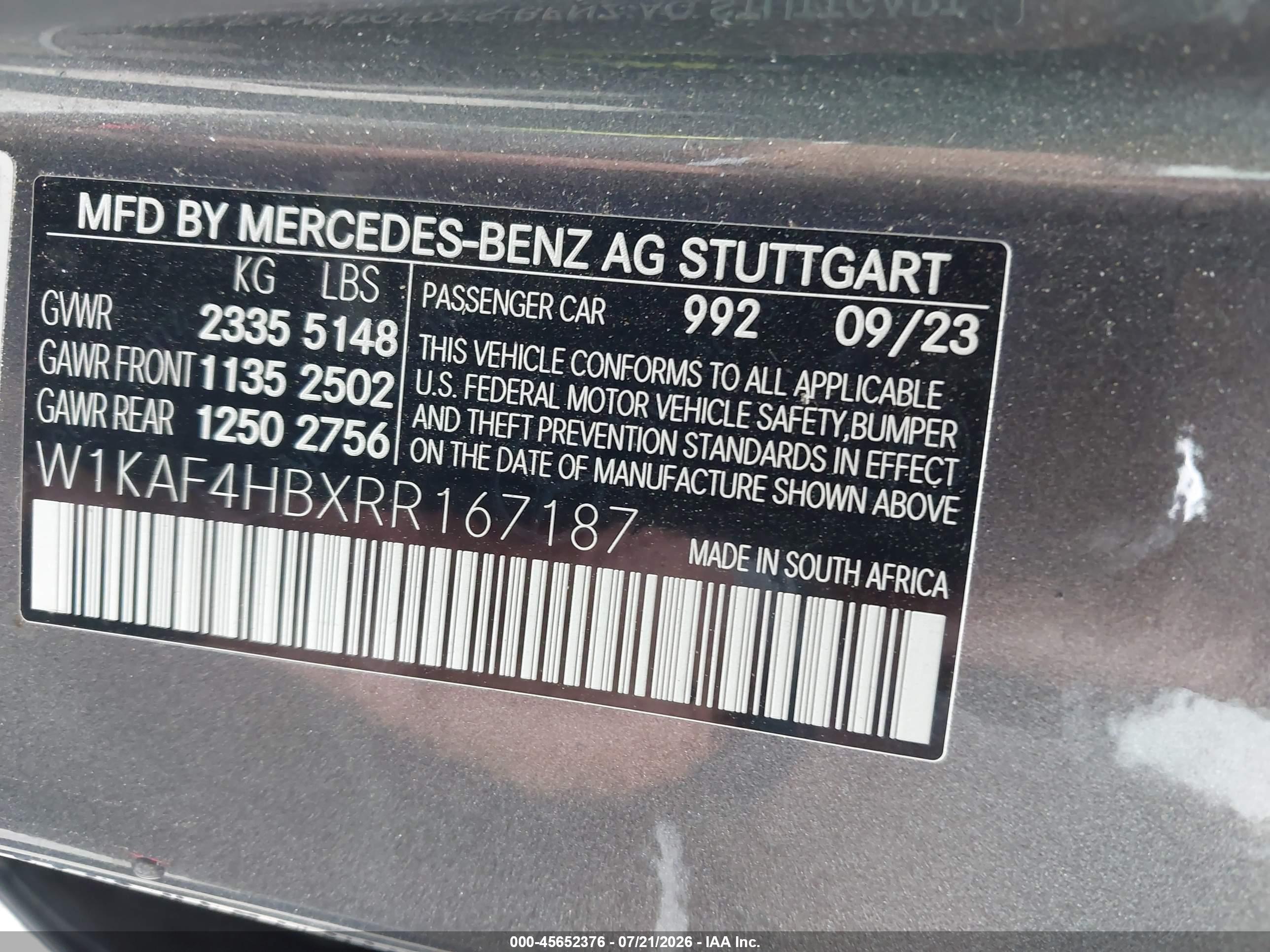 2024 MERCEDES-BENZ C 300